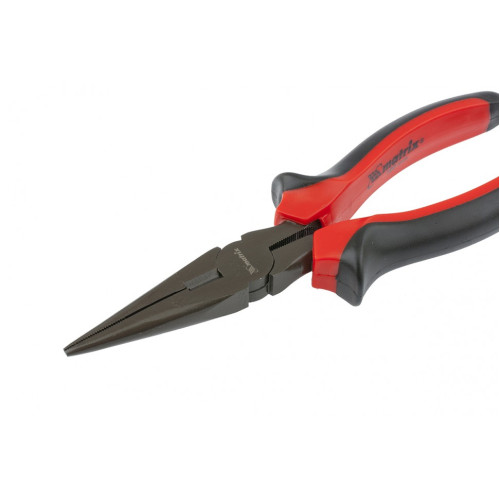 Довгогубці прямі Black Nickel, 180 мм, двокомпонентні рукоятки MATRIX 17160