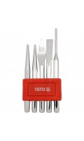 Зубила и кернеры в наборе 5 предметов. YATO YT-4695