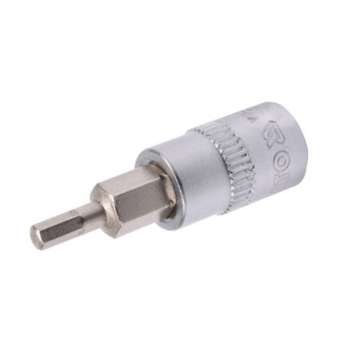 Головка c вставкой HEX 1/4" 5 мм, L=37 мм YATO YT-04372