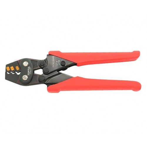 Клещи для обжимки клемм с трещоткой 1,25-2-3,5 кв.мм L170мм TOPTUL DKBB2307