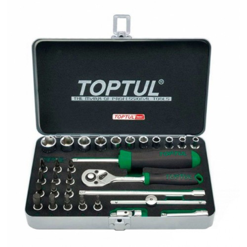 Набор инструмента 1/4" 31ед. TOPTUL GCAD3101