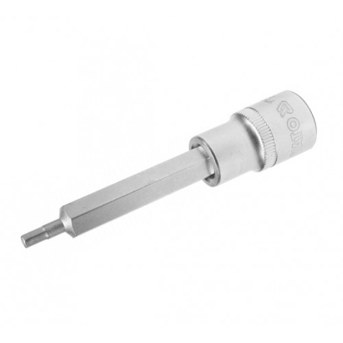 Головка c вставкой HEX 1/2" 4 мм, L=100 мм YATO YT-04390