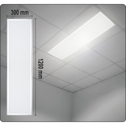 Светодиодный потолочный LED 40Вт 300x1200x15 мм