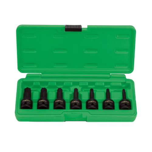 Набор головок TORX  ударных  1/2" Т30-T70 7ед. TOPTUL GDAI0701
