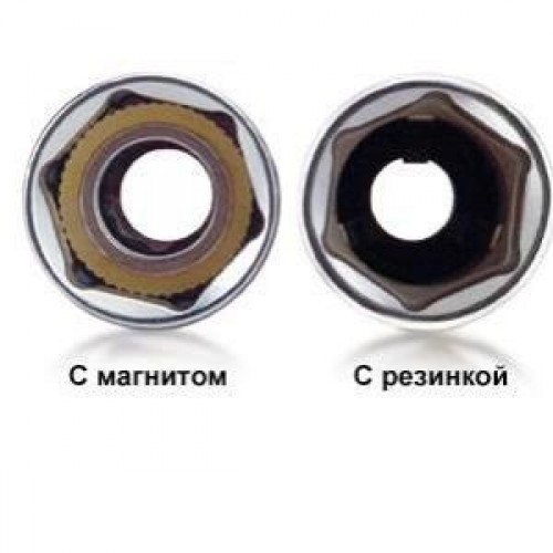 Головка свечная 3/8" шарнирная магнитная 20.6 мм, L=95 мм FORCE 807320.6BM F