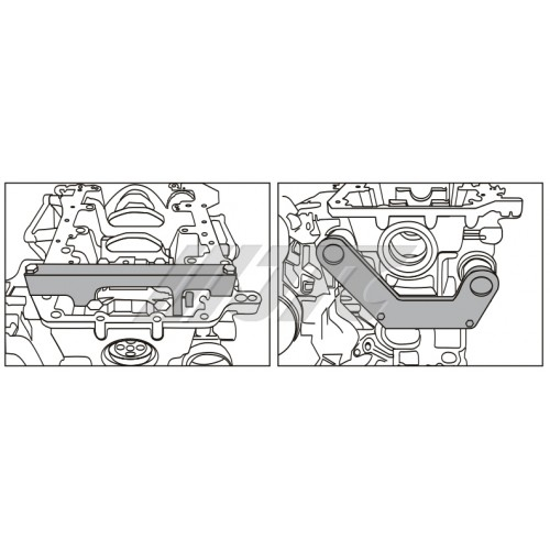 Набор фиксаторов коленвала bmw N47 4448 JTC