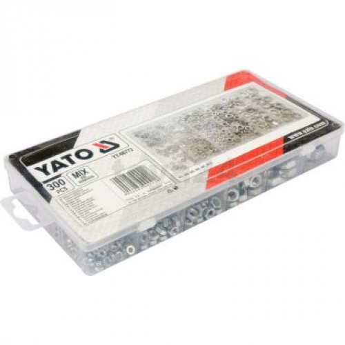 Набір метричних гайок M3 - M10 300 пр. YATO YT-06772