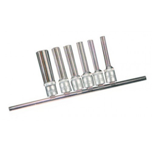 Н-р головок глубок.1/4"TORX Е4-Е10 на планке 6ед.