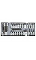 Набор головок-бит HEX SPLINE 1/2" 27 пр. FORCE