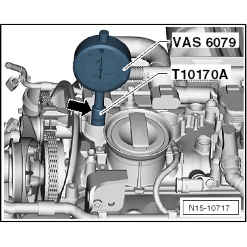 Набор приспособлений для установки ГРМ VAG (1.8/2.0 FSI & TSI) 8 пр. FORCE 908g18 F