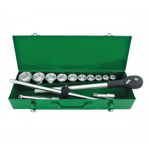 Набор инструмента 3/4" 14ед. (6-гр.) metal case TOPTUL GCAD1405