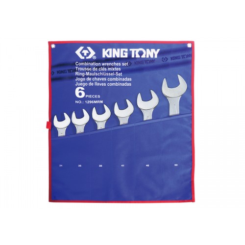 Набор ключей комби (34-50 мм) 6 предметов KING TONY 1296MRN
