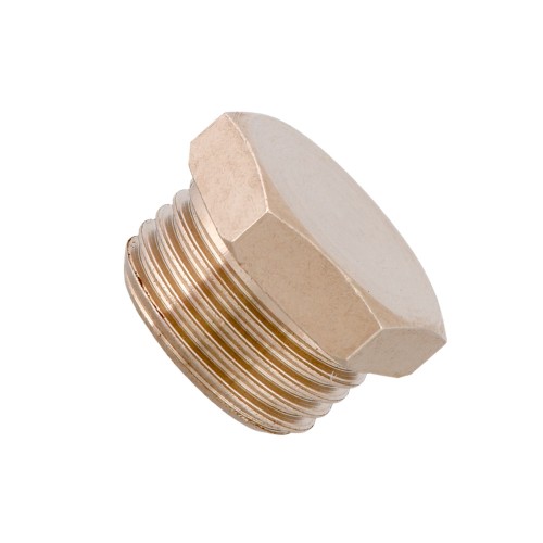 Фитинг латунный заглушка 1/4" (m)