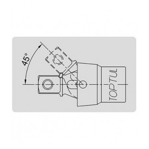 Кардан 3/8" усиленный TOPTUL CAHD1246