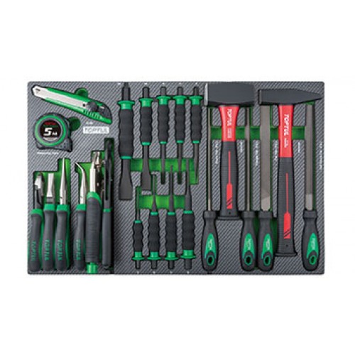 Тележка с инструментом (Pro-Plus) 8 секций 448ед. серая TOPTUL GE-44803
