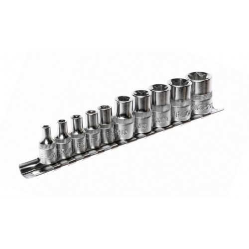 Набор головок TORX 1/4" и 3/8" Е4-Е18 10ед.