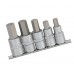 Набор головок 1/2" с насадкой HEX 10-19мм.