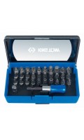 Набор вставок (бит) 1/4", TORX, HEX, PZ, PH, SLOT, 32 предмета KING TONY 1032CQ