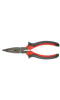 Длинногубцы изогнутые Black Nickel, 180 мм, двухкомпонентные рукоятки MATRIX 17460