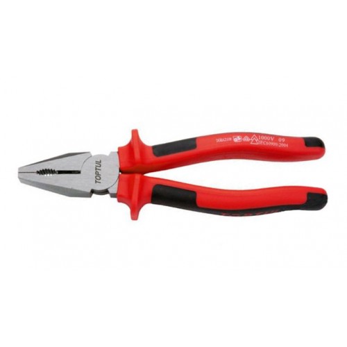 Плоскогубцы 7" (175мм) 1000V (chrome molybdenum) TOPTUL DGBA2107