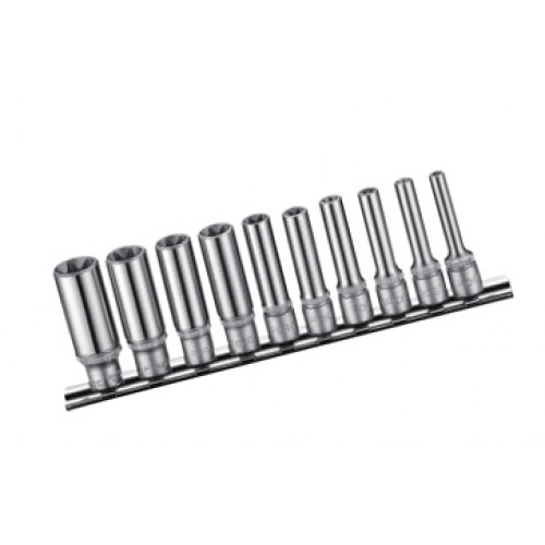Набор головок Е-профиль Torx 1/4" глубоких (E4-E16) 10 пр.