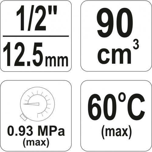 Редукційний фільтр з сепаратором та манометром 1/2", p= 0,93 mpa