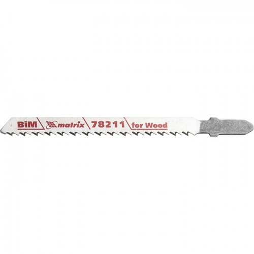 Полотна для электролобзика по дереву, 3 шт, T101BF, 75 x 2,5 мм, Bimetal MATRIX PROFESSIONAL 78211