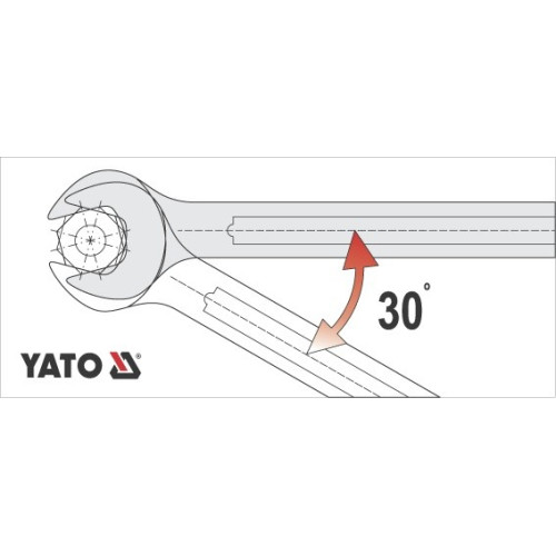 Ключ рожковый, размер: 18х19 мм YATO YT-0373