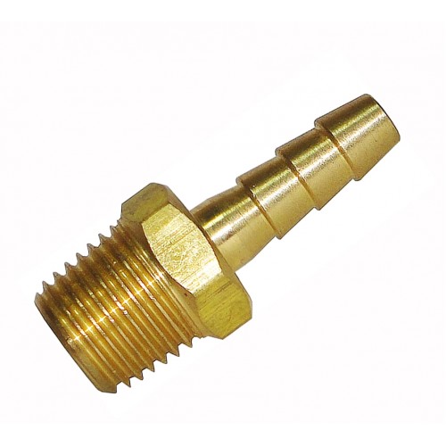 Фітинг латунний ялинка 1/4" (h6) х 1/4" (m)