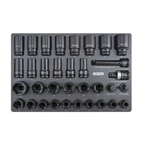 Тележка с инструментом (Pro-Plus) 8 секций 448ед. серая TOPTUL GE-44803