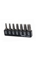 Набор бит 1/4" 7ед. (Torx: T10-T40) TOPTUL GAAV0702