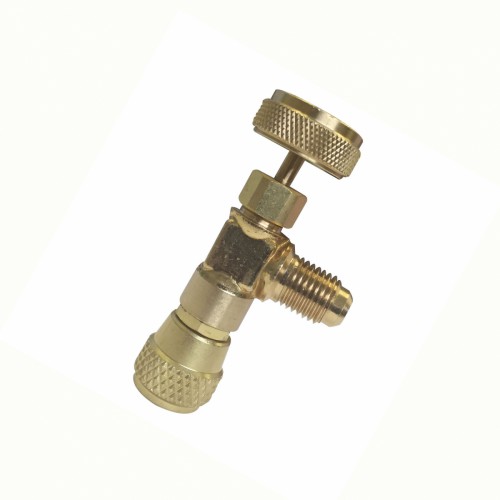 Вентиль 1/4" SAE х 1/4" SAE, латунь. MASTERCOOL MC-90328