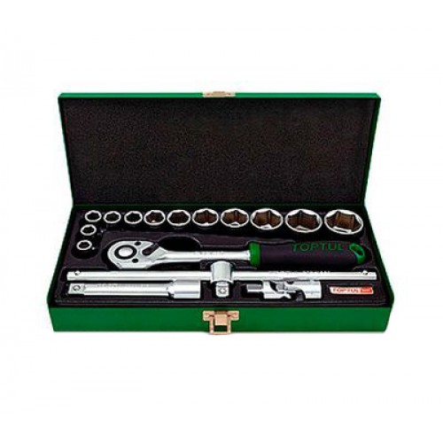 Набор инструмента 1/2" 16ед. (6pt) TOPTUL GCAD1607
