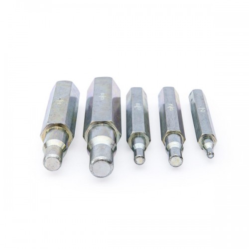 Комплект пробойников для расширения труб из 5 штук: 1/4", 5/16", 3/8", 1/2", 5/8"