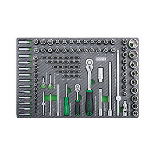 Тележка с инструментом 6 секций 208ед. TOPTUL GE-20815