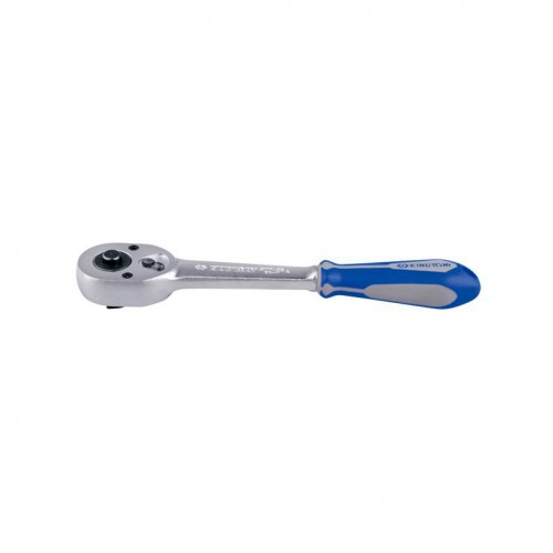 Трещотка 3/8" 200мм (32 зуба) прорезиненная ручка KING TONY 3771-08G