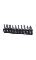Набор бит 1/4" 10ед. (PH,SL,Torx,SQ) TOPTUL GAAV1001