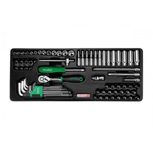 Набор инструмента 1/4" 72ед. (в ложементе) TOPTUL GCAT7202