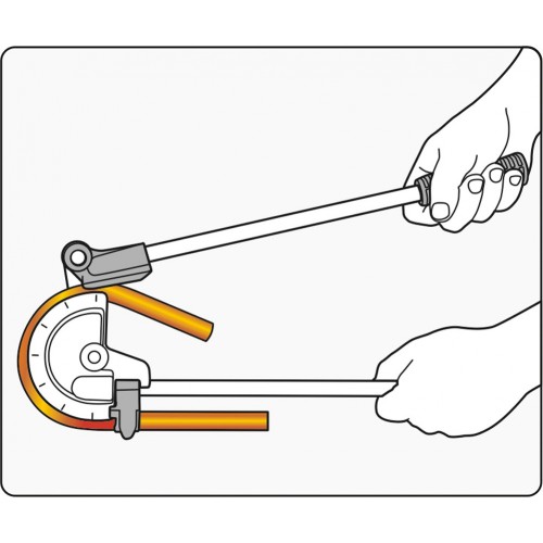 Трубогиб ручной, рабочий диаметр труб: 12мм