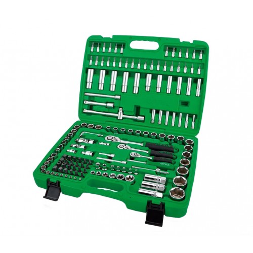 Набор инструмента комбинированный 1/4"&3/8"&1/2" 151ед. TOPTUL GCAI151R