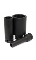 Головка ударная глубокая 1/2" 12 гр. 25мм. L85мм. 4488525 FORCE 