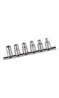 Набор головок Е-профиль Torx 1/4" (E4-E10) 6 пр.