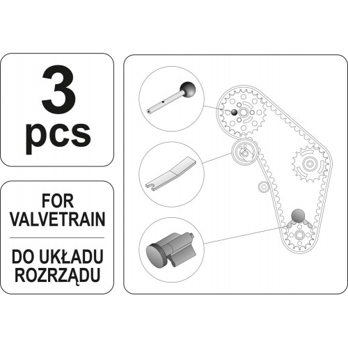 Фиксаторы валов ГРМ VAG 1.9/2.0 TDI 3 пр. Rewolt ( T10050 T7968VAG)