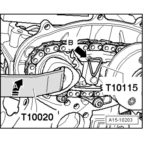 Набор для установки фаз ГРМ VW, AUDI (VAG 2.0 FSI) T10020/T40011/T10252/3366/T10092/T10060/А.