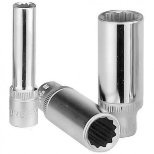 Головка торцева глибока 1/2" 12гр.27мм. FORCE 5497727 F