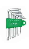 Набор Г-обр. ключей TORX T10-T40  7ед.  TOPTUL GAAL0705