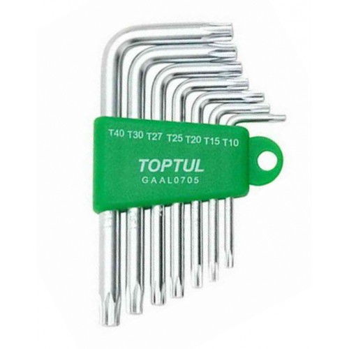 Набор Г-обр. ключей TORX T10-T40 7ед. TOPTUL GAAL0705