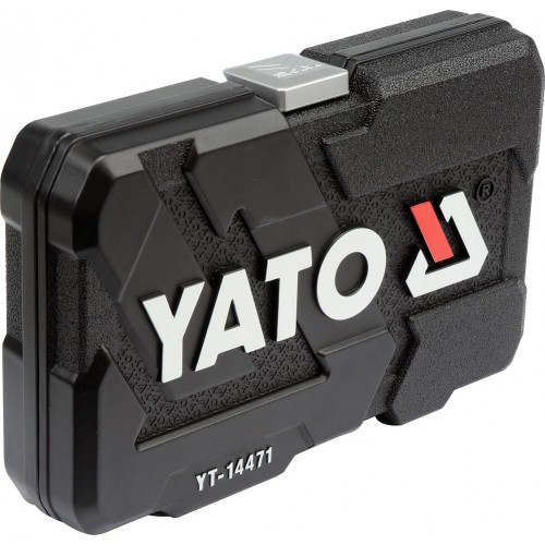 Набір головок квадрат: 1/4", 38пр. YATO YT-14471