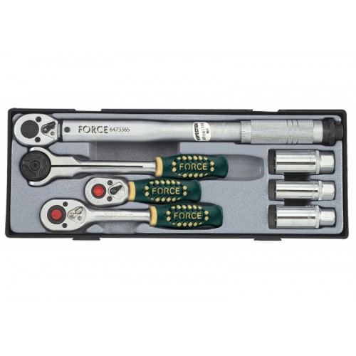 Набор инструмента 3/8" 7 пр. FORCE T30712 F