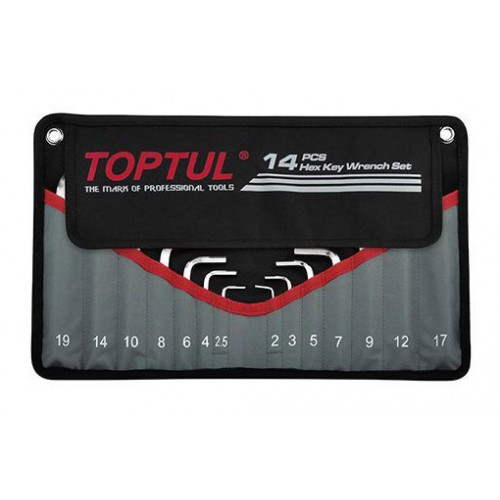 Набір Г-обр. 2-19мм 14од. у чохлі TOPTUL GPAQ1401